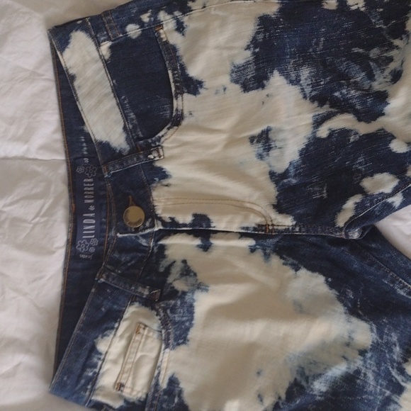 LINDA de MORRER bleached jeans 32X32 sz 40 Brazil - Picture 4 of 6